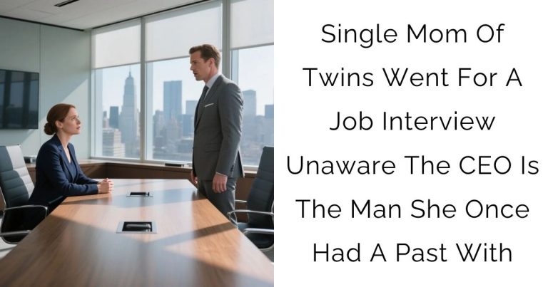 Single Mom Of Twins Went For A Job Interview — Unaware The CEO Is The Man She Once Had A Past With