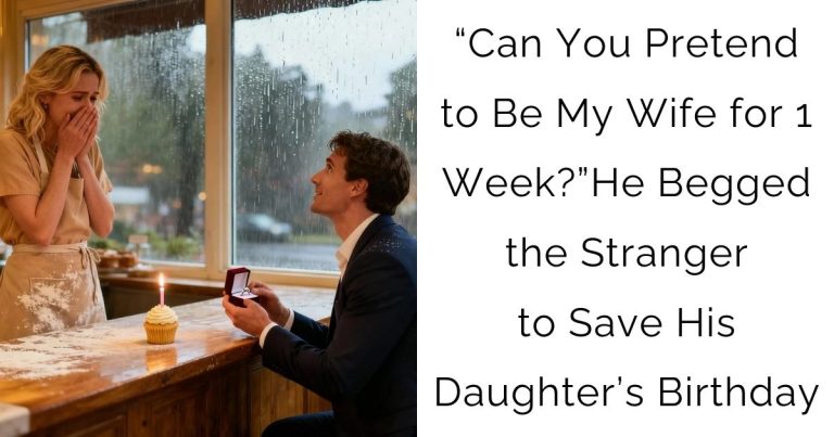 “Can You Pretend to Be My Wife for 1 Week?”—He Begged the Stranger to Save His Daughter’s Birthday