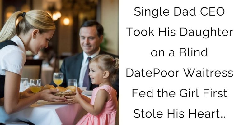 Single Dad CEO Took His Daughter on a Blind Date—Poor Waitress Fed the Girl First & Stole His Heart…