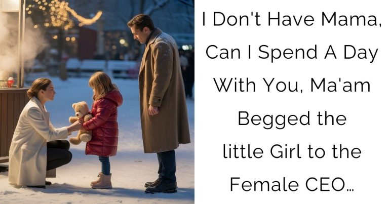 I Don’t Have Mama, Can I Spend A Day With You, Ma’am —Begged the little Girl to the Female CEO…