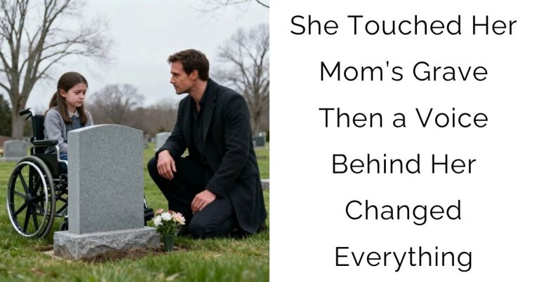 She Touched Her Mom’s Grave—Then a Voice Behind Her Changed Everything