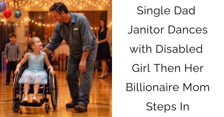 Single Dad Janitor Dances with Disabled Girl — Then Her Billionaire Mom Steps In