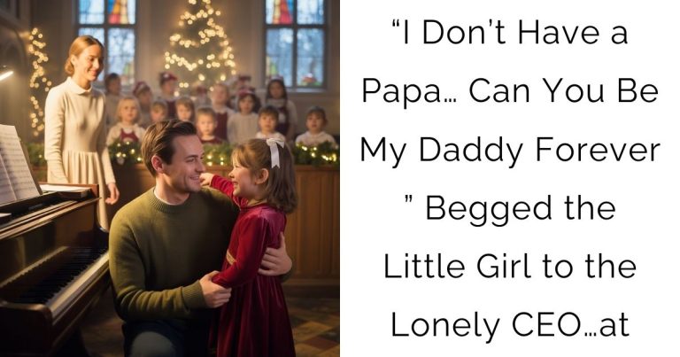 “I Don’t Have a Papa… Can You Be My Daddy Forever ” Begged the Little Girl to the Lonely CEO…at