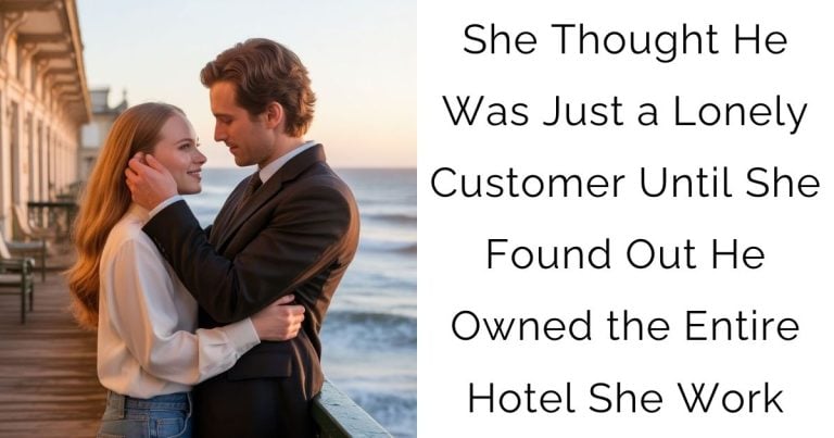 She Thought He Was Just a Lonely Customer—Until She Found Out He Owned the Entire Hotel She Work
