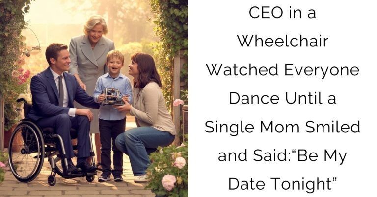 CEO in a Wheelchair Watched Everyone Dance —Until a Single Mom Smiled and Said:“Be My Date Tonight”