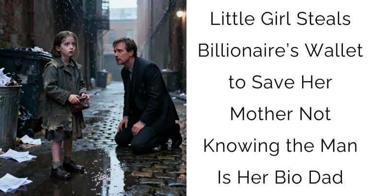 Little Girl Steals Billionaire’s Wallet to Save Her Mother—Not Knowing the Man Is Her Bio Dad