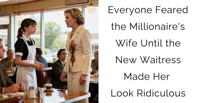 Everyone Feared the Millionaire’s Wife—Until the New Waitress Made Her Look Ridiculous