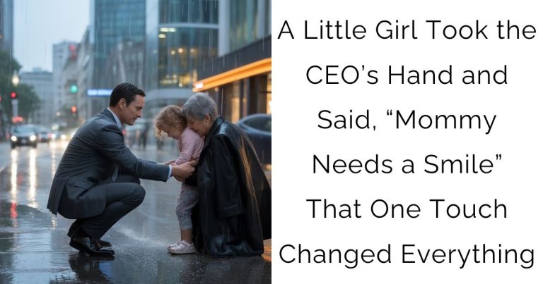 A Little Girl Took the CEO’s Hand and Said, “Mommy Needs a Smile”—That One Touch Changed Everything