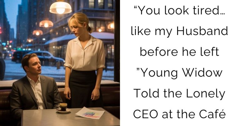 “You look tired… like my Husband before he left ”—Young Widow Told the Lonely CEO at the Café