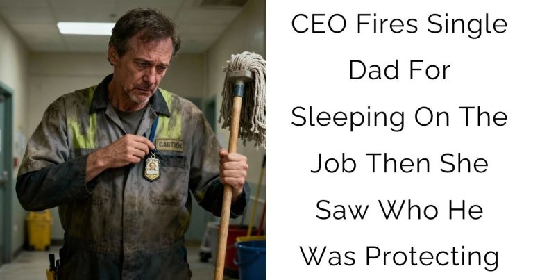 CEO Fires Single Dad For Sleeping On The Job — Then She Saw Who He Was Protecting