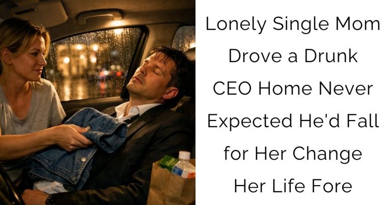 Lonely Single Mom Drove a Drunk CEO Home—Never Expected He’d Fall for Her Change Her Life Fore