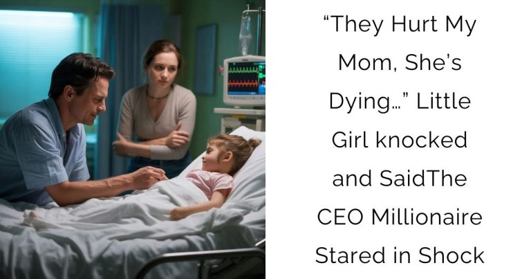 “They Hurt My Mom, She’s Dying…” Little Girl knocked and Said—The CEO Millionaire Stared in Shock