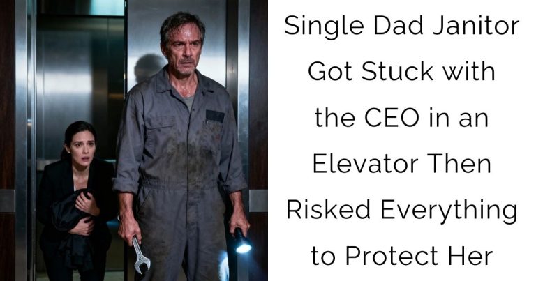 Single Dad Janitor Got Stuck with the CEO in an Elevator – Then Risked Everything to Protect Her