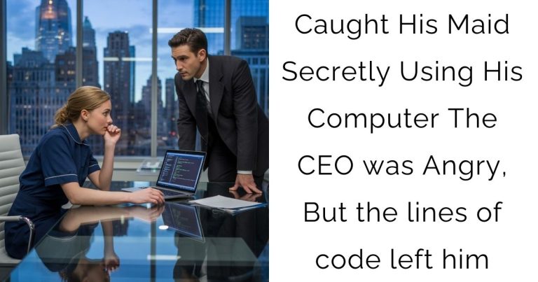 Caught His Maid Secretly Using His Computer—The CEO was Angry, But the lines of code left him