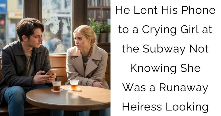 He Lent His Phone to a Crying Girl at the Subway—Not Knowing She Was a Runaway Heiress Looking