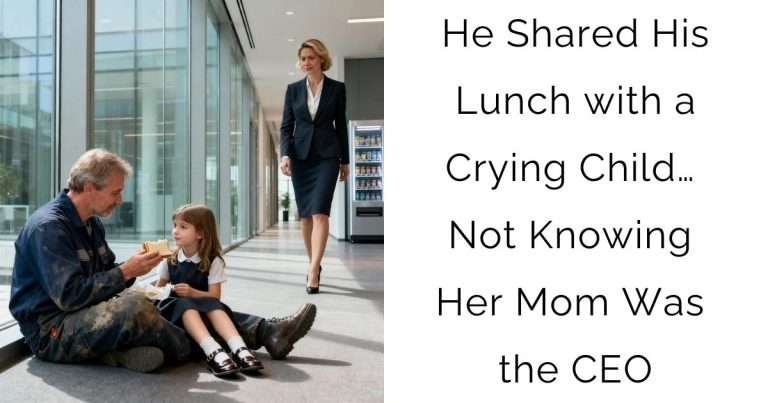 He Shared His Lunch with a Crying Child… Not Knowing Her Mom Was the CEO