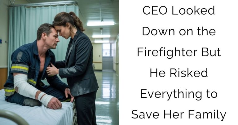CEO Looked Down on the Firefighter — But He Risked Everything to Save Her Family