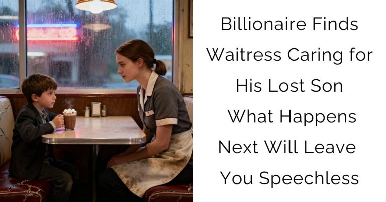 Billionaire Finds Waitress Caring for His Lost Son — What Happens Next Will Leave You Speechless