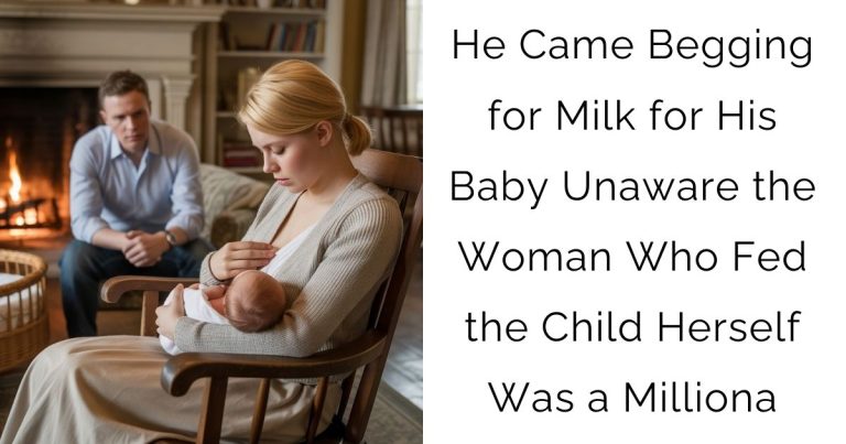 He Came Begging for Milk for His Baby—Unaware the Woman Who Fed the Child Herself Was a Milliona