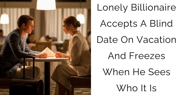 Lonely Billionaire Accepts A Blind Date On Vacation—And Freezes When He Sees Who It Is
