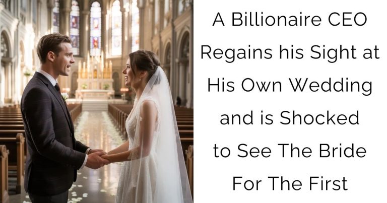 A Billionaire CEO Regains his Sight at His Own Wedding and is Shocked to See The Bride For The First