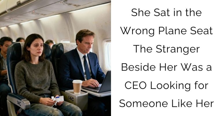 She Sat in the Wrong Plane Seat… The Stranger Beside Her Was a CEO Looking for Someone Like Her