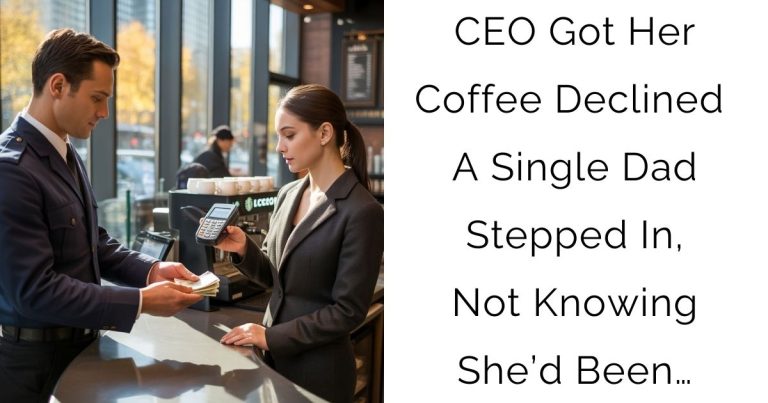 CEO Got Her Coffee Declined — A Single Dad Stepped In, Not Knowing She’d Been…