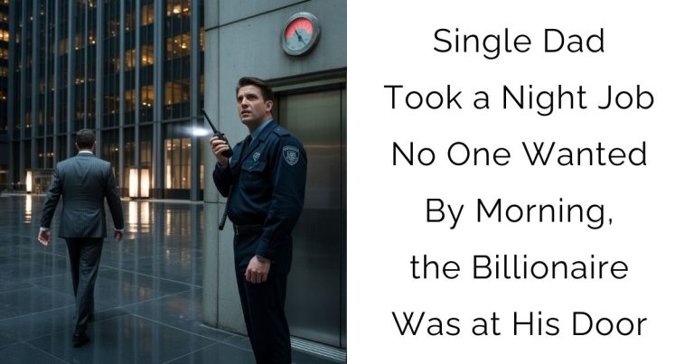 Single Dad Took a Night Job No One Wanted — By Morning, the Billionaire Was at His Door
