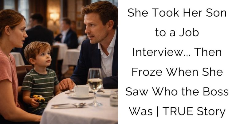 She Took Her Son to a Job Interview… Then Froze When She Saw Who the Boss Was | TRUE Story