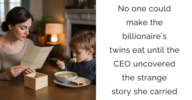 No one could make the billionaire’s twins eat—until the CEO uncovered the strange story she carried