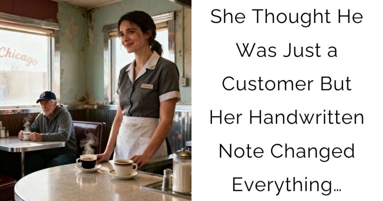 She Thought He Was Just a Customer – But Her Handwritten Note Changed Everything…