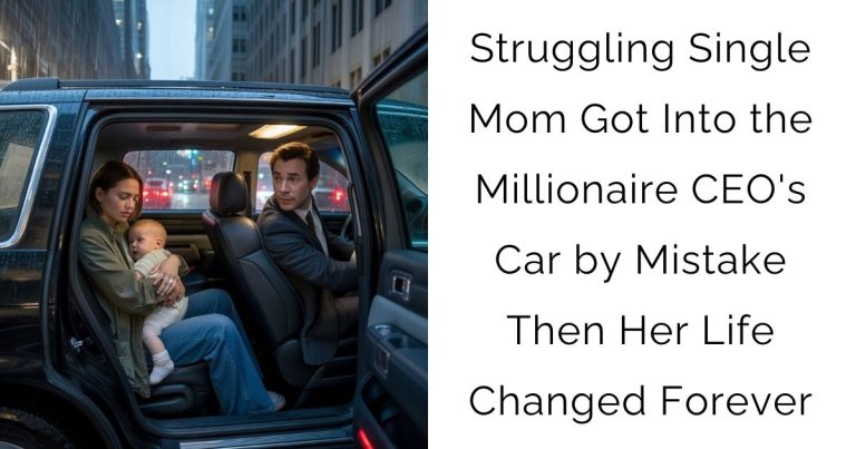 Struggling Single Mom Got Into the Millionaire CEO’s Car by Mistake—Then Her Life Changed Forever