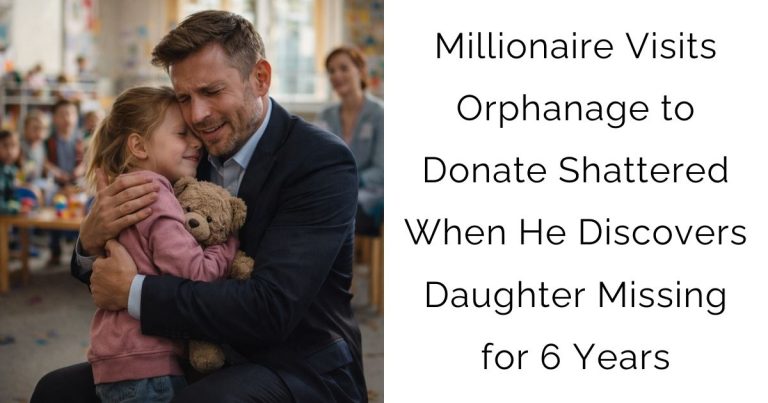 Millionaire Visits Orphanage to Donate – Shattered When He Discovers Daughter Missing for 6 Years