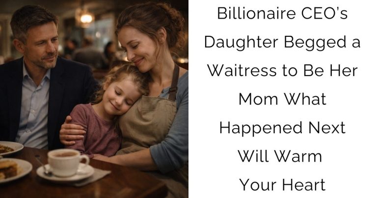 Billionaire CEO’s Daughter Begged a Waitress to Be Her Mom — What Happened Next Will Warm Your Heart