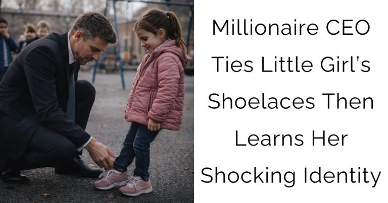 Millionaire CEO Ties Little Girl’s Shoelaces—Then Learns Her Shocking Identity