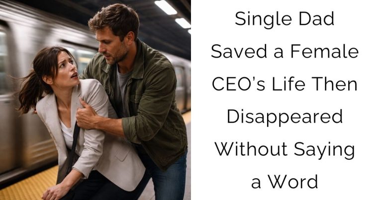 Single Dad Saved a Female CEO’s Life—Then Disappeared Without Saying a Word