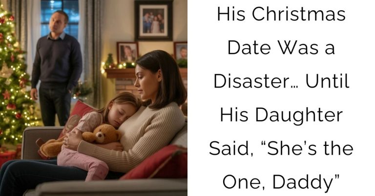 His Christmas Date Was a Disaster… Until His Daughter Said, “She’s the One, Daddy”