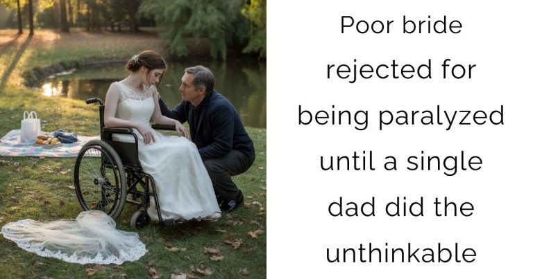 Poor bride rejected for being paralyzed—until a single dad did the unthinkable