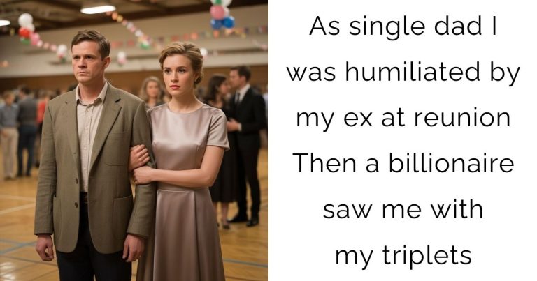 As single dad I was humiliated by my ex at reunion—Then a billionaire saw me with my triplets