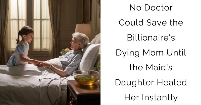 No Doctor Could Save the Billionaire’s Dying Mom — Until the Maid’s Daughter Healed Her Instantly
