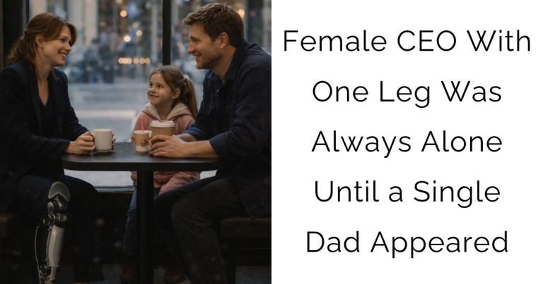 Female CEO With One Leg Was Always Alone — Until a Single Dad Appeared
