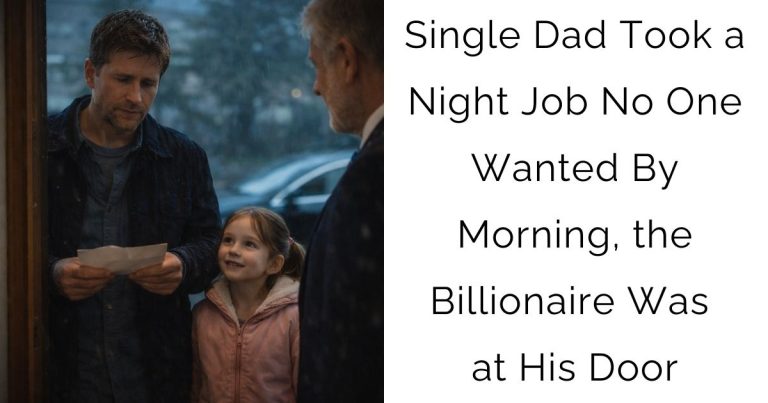 Single Dad Took a Night Job No One Wanted — By Morning, the Billionaire Was at His Door