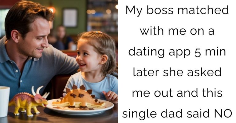 My boss matched with me on a dating app – 5 min later she asked me out and this single dad said NO