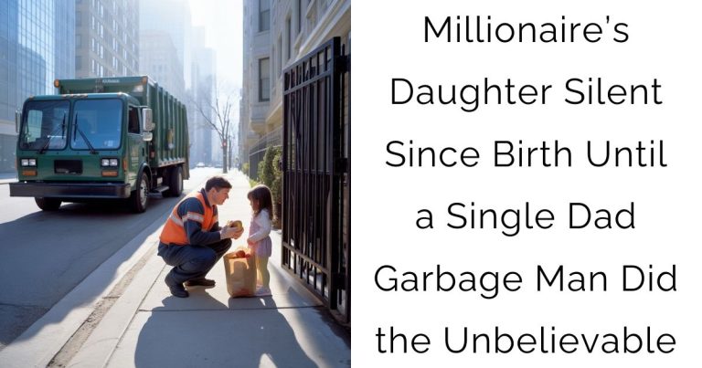 Millionaire’s Daughter Silent Since Birth — Until a Single Dad Garbage Man Did the Unbelievable
