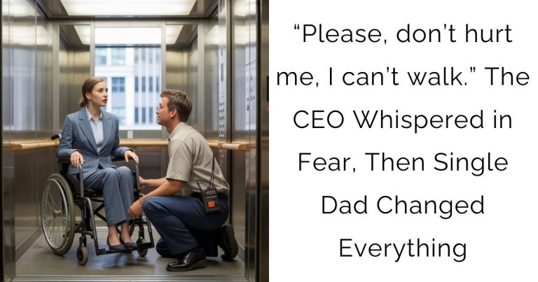 “Please, don’t hurt me, I can’t walk.” The CEO Whispered in Fear, Then Single Dad Changed Everything