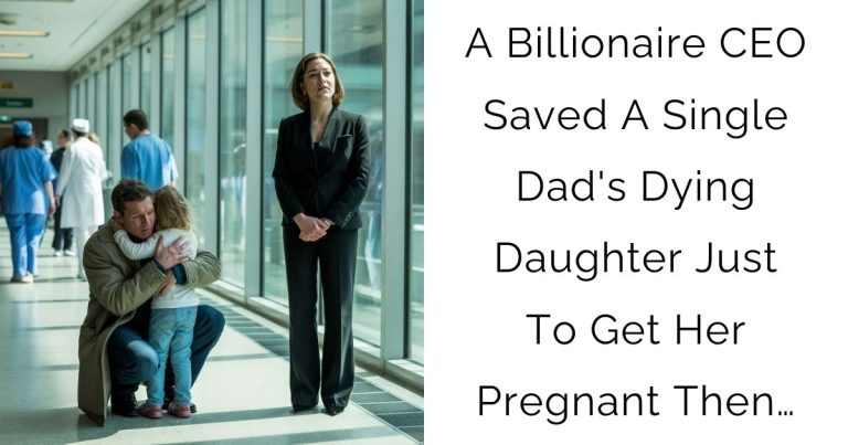 A Billionaire CEO Saved A Single Dad’s Dying Daughter Just To Get Her Pregnant Then…