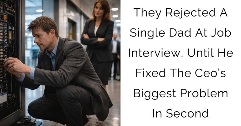 They Rejected A Single Dad At Job Interview, Until He Fixed The Ceo’s Biggest Problem In Seconds
