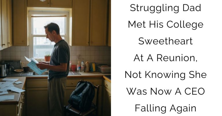 Struggling Dad Met His College Sweetheart At A Reunion, Not Knowing She Was Now A CEO Falling Again