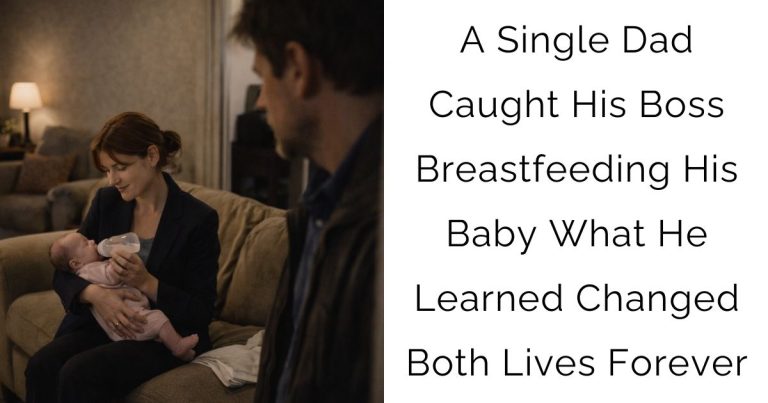A Single Dad Caught His Boss Breastfeeding His Baby—What He Learned Changed Both Lives Forever