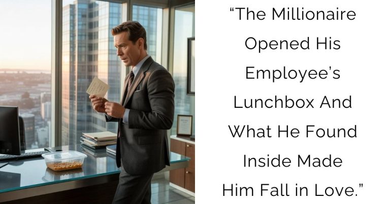 “The Millionaire Opened His Employee’s Lunchbox — And What He Found Inside Made Him Fall in Love.”